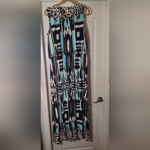 ROZ & ALI 14W Maxi length Dress, EUC - Picture 2 of 8